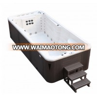 Outdoor whirlpool Big swim spa Massage hot tub fibreglass pools