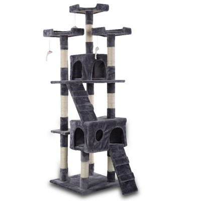 Cheap OEM happy pet  corrugated cat scratcher  tree house